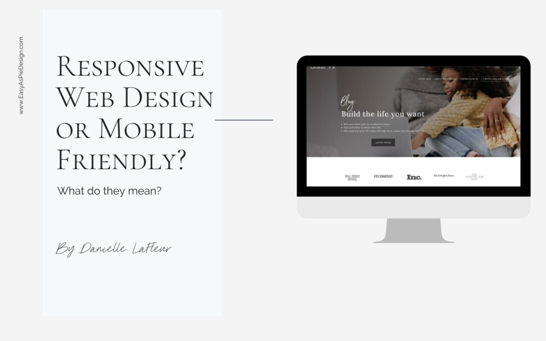 Responsive Web Design or Mobile Friendly?